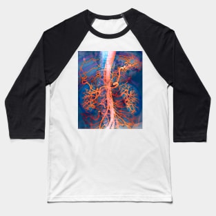 Abdominal arteries, X-ray (P206/0309) Baseball T-Shirt
